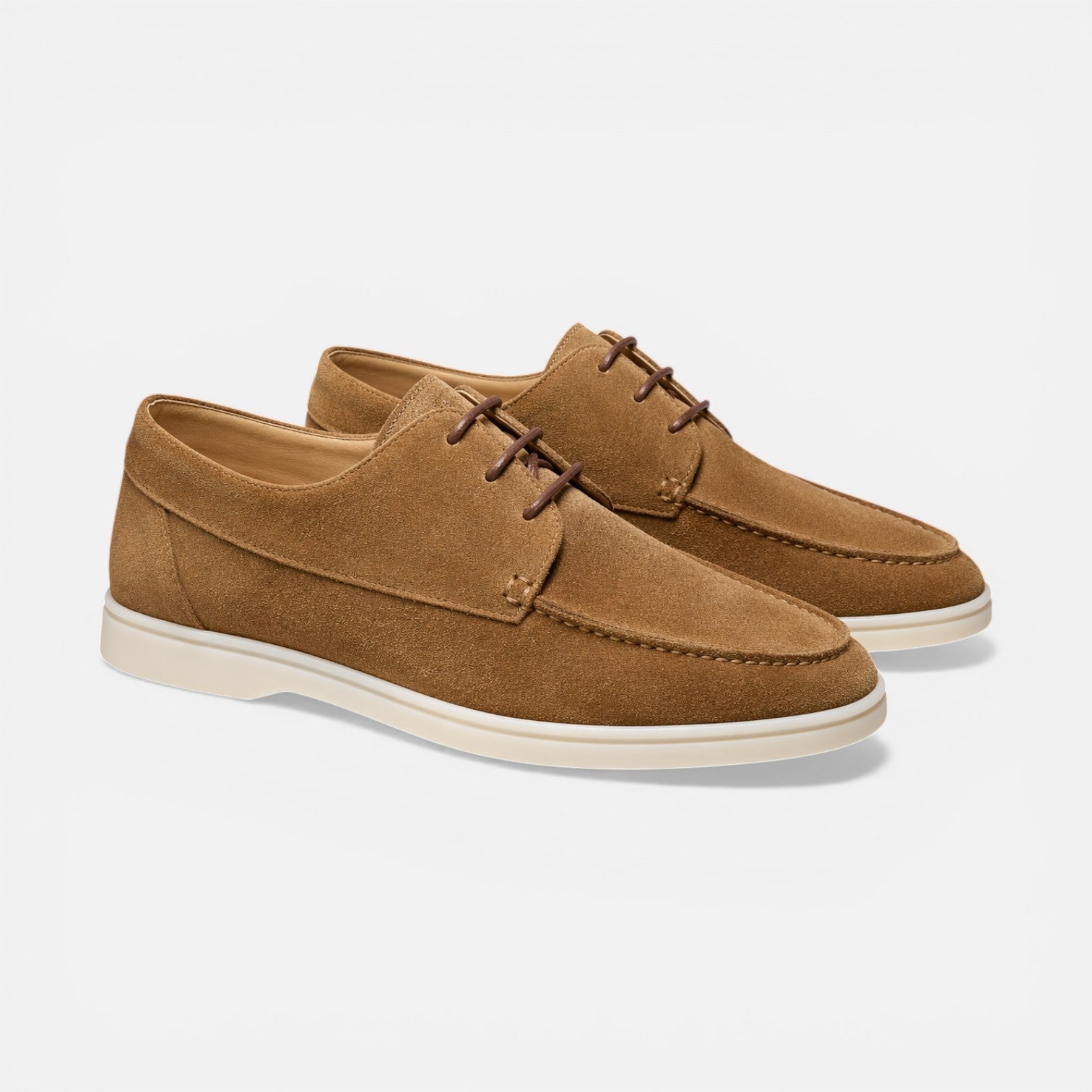 Men's Leather Lace-Up Loafer Dress Shoes for Formal Occasions