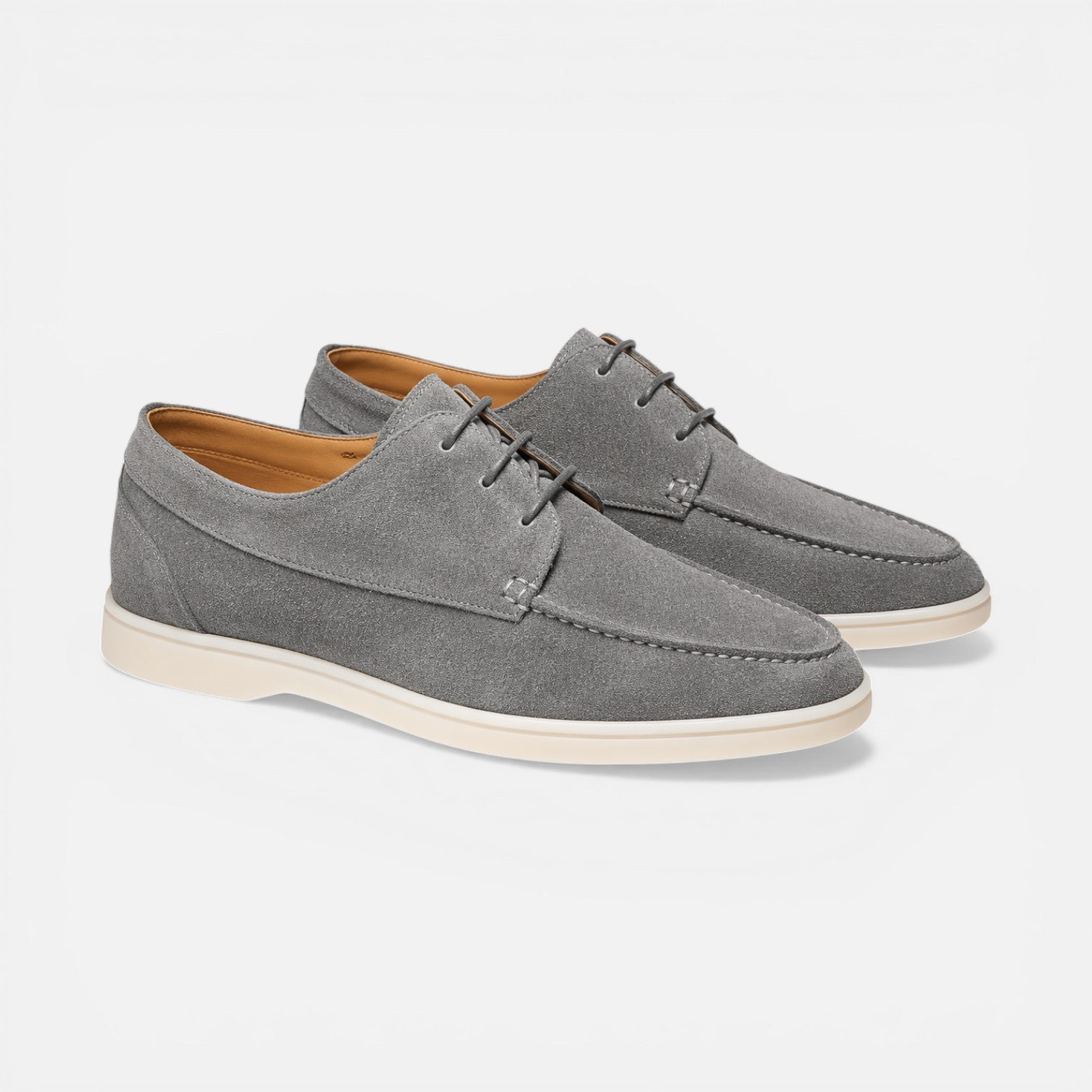 Men's Leather Lace-Up Loafer Dress Shoes for Formal Occasions