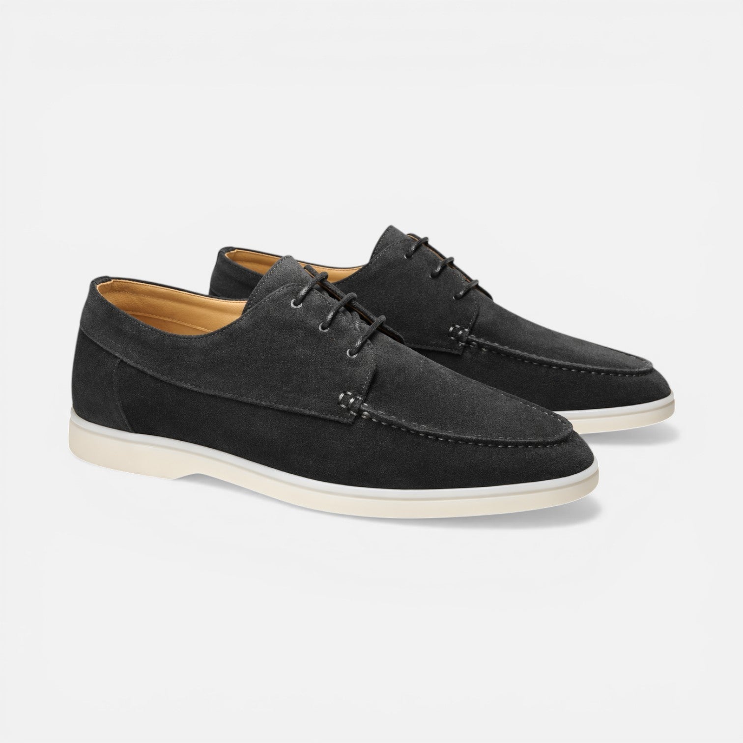 Men's Leather Lace-Up Loafer Dress Shoes for Formal Occasions