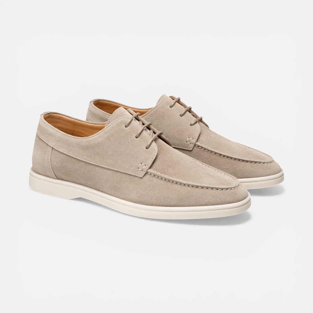 Men's Leather Lace-Up Loafer Dress Shoes for Formal Occasions