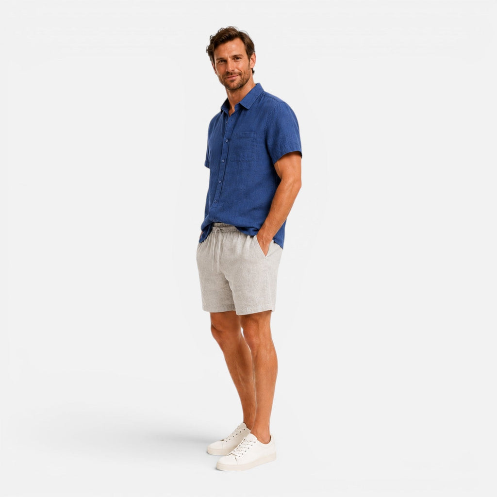 Men's Lightweight Breathable Two-Piece Summer Set for Casual Wear