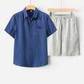 Men's Lightweight Breathable Two-Piece Summer Set for Casual Wear