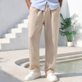 Men's Lightweight Casual Summer Trousers | Relaxed Fit Pants for Everyday Wear