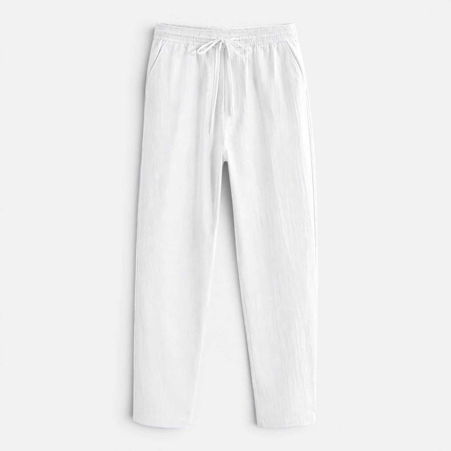 Men's Lightweight Drawstring Trousers | Relaxed Fit Casual Pants