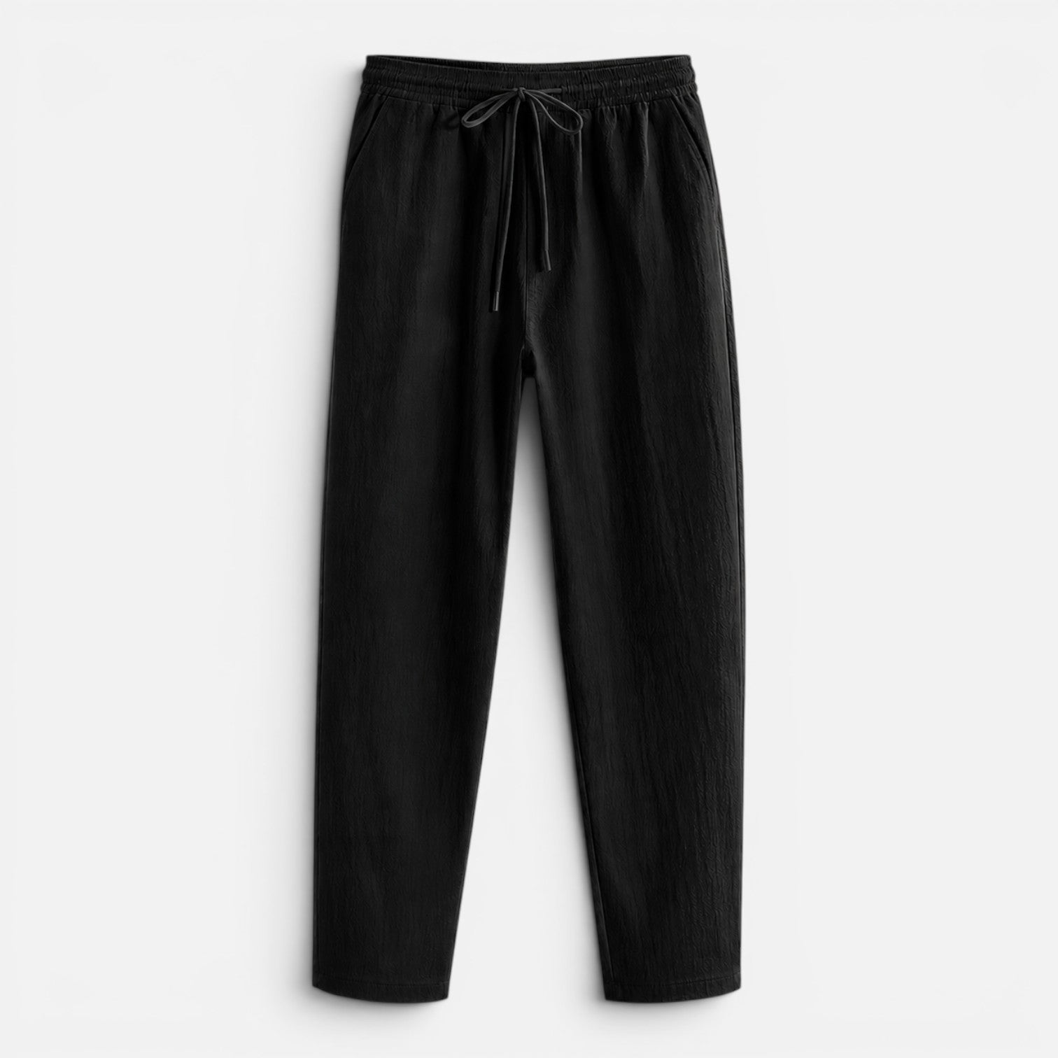 Men's Lightweight Drawstring Trousers | Relaxed Fit Casual Pants