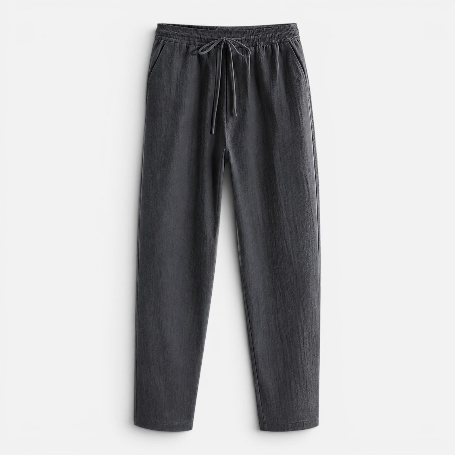 Men's Lightweight Drawstring Trousers | Relaxed Fit Casual Pants