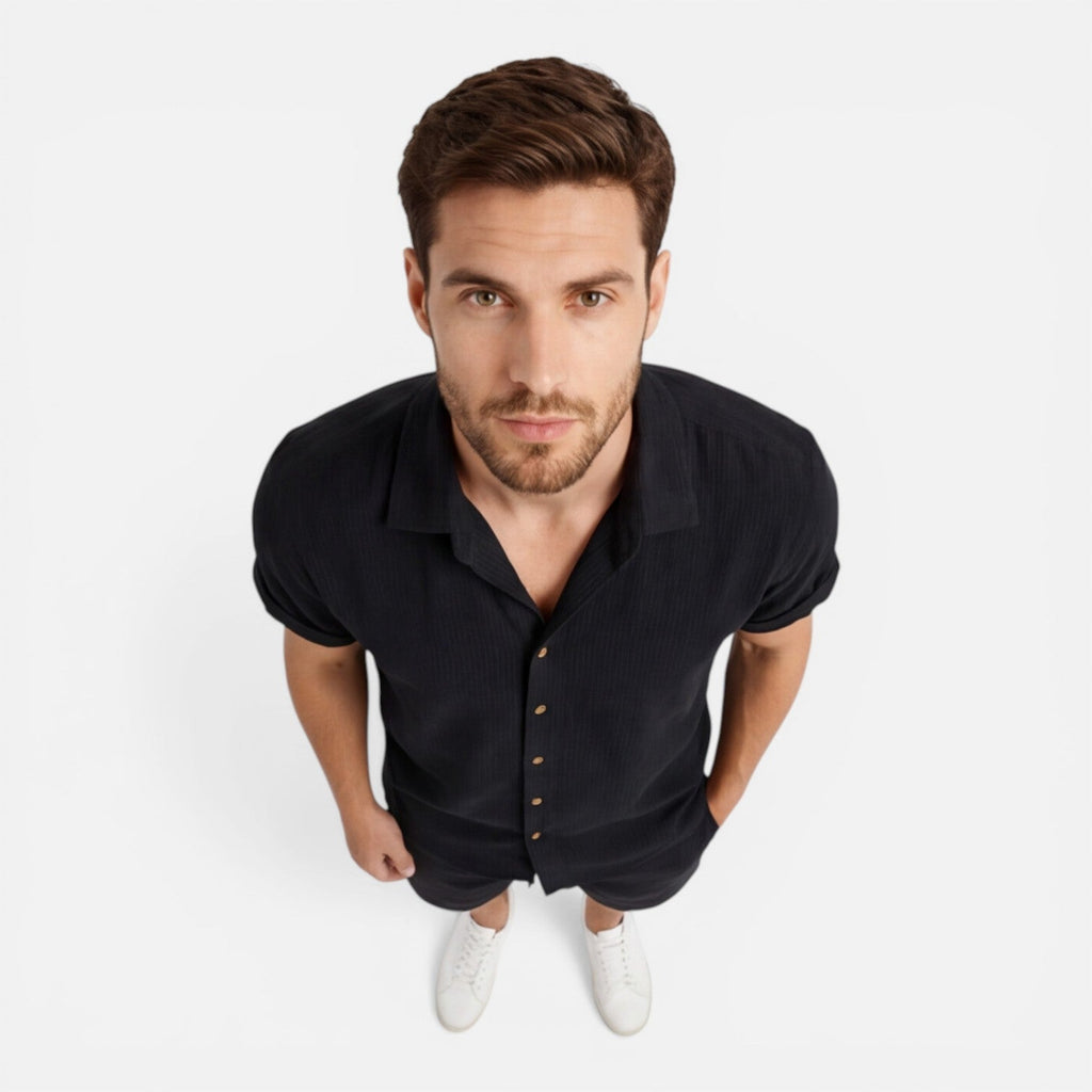 Men's Lightweight Summer Shirt and Shorts Set - Casual Co-Ord Outfit