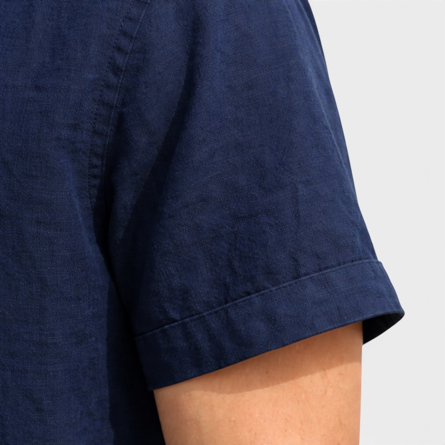 Men's Linen Short Sleeve Button-Up Shirt | Breathable Comfort for Casual Wear