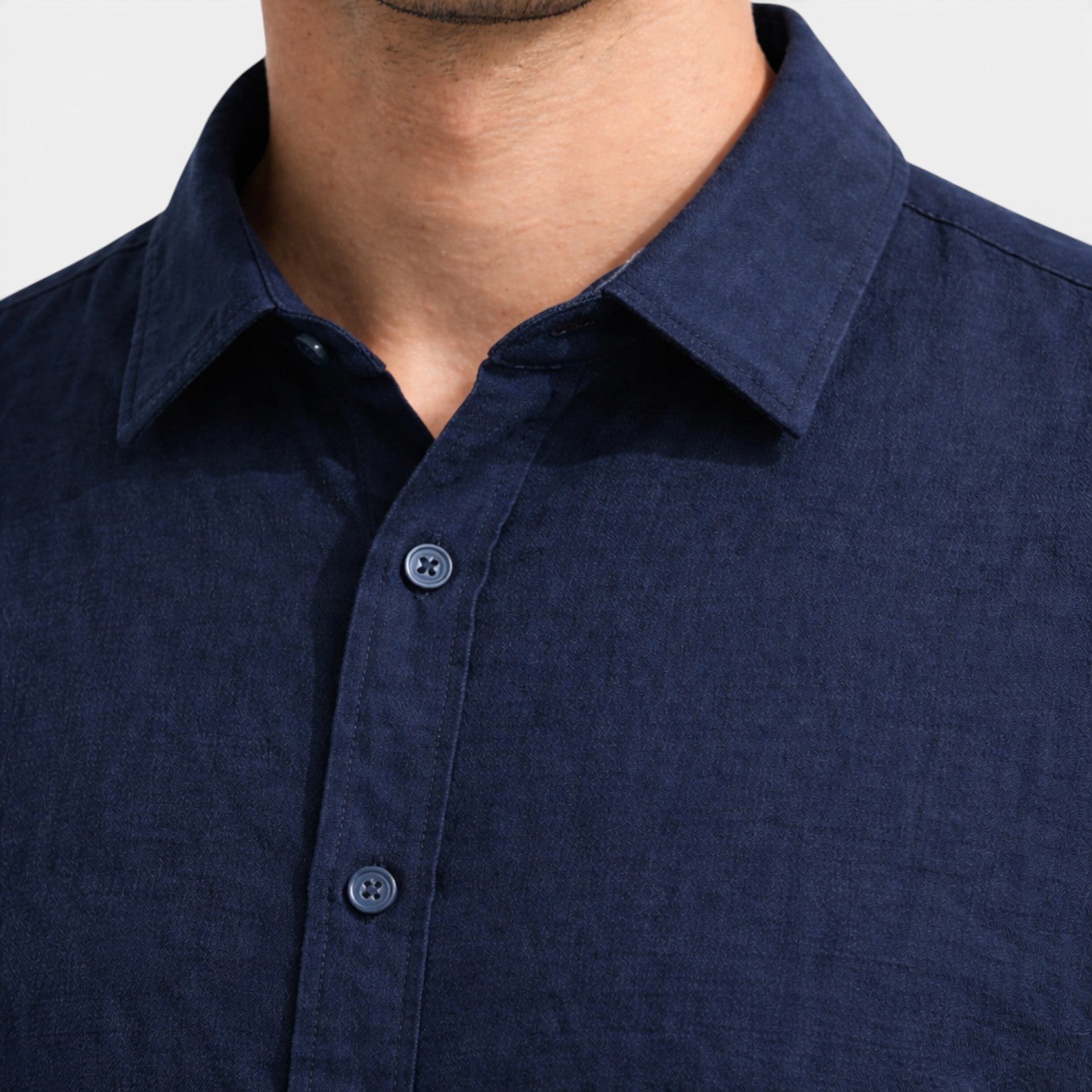 Men's Linen Short Sleeve Button-Up Shirt | Breathable Comfort for Casual Wear