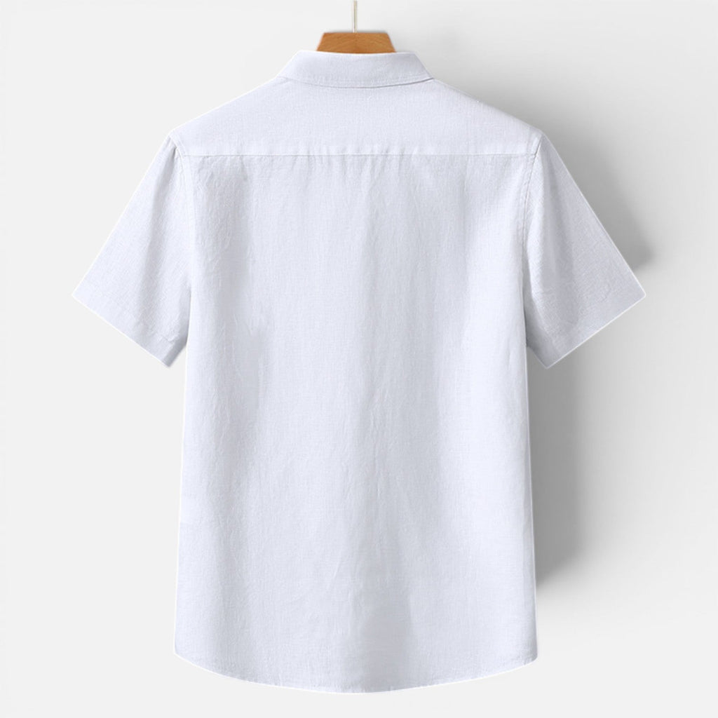 Men's Linen Short Sleeve Shirt | Breathable Comfort | Classic Fit