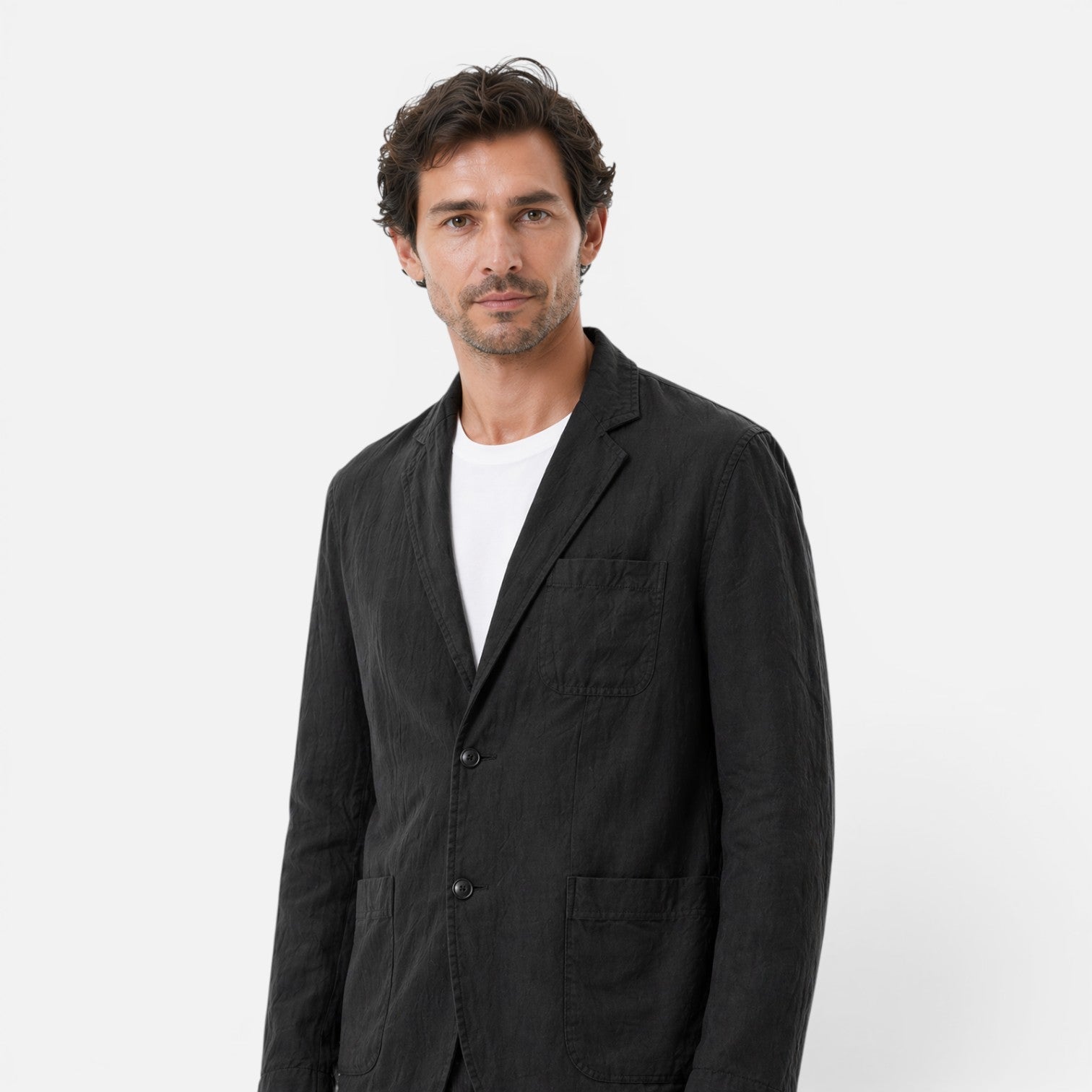 Men's Linen Suit Set - Lightweight Breathable Summer Classic Fit