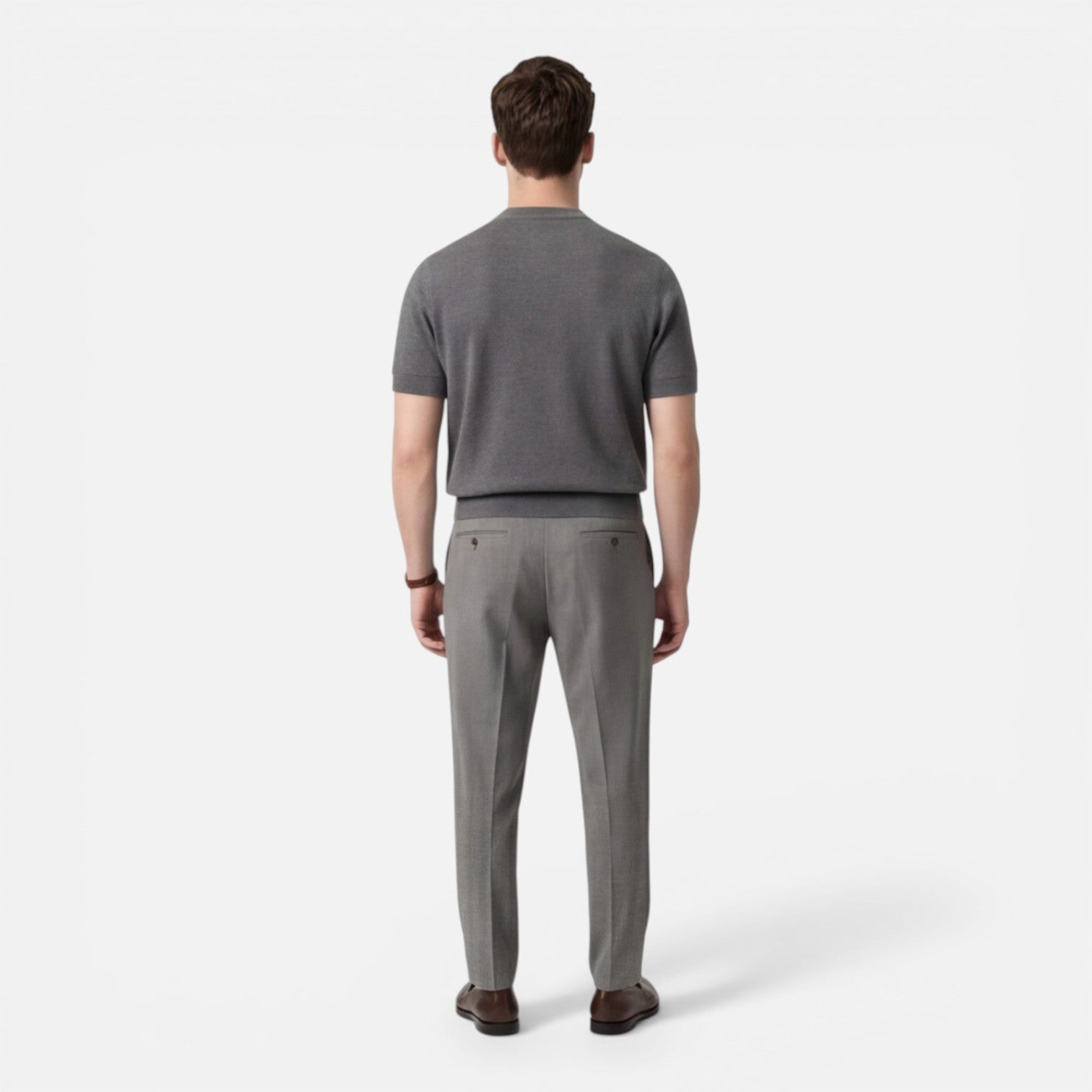 Men's Slim Fit Cotton Knit T-Shirt | Breathable Summer Casual Wear