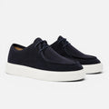 Men's Suede Lace-Up Loafers | Comfortable Casual Work Shoes