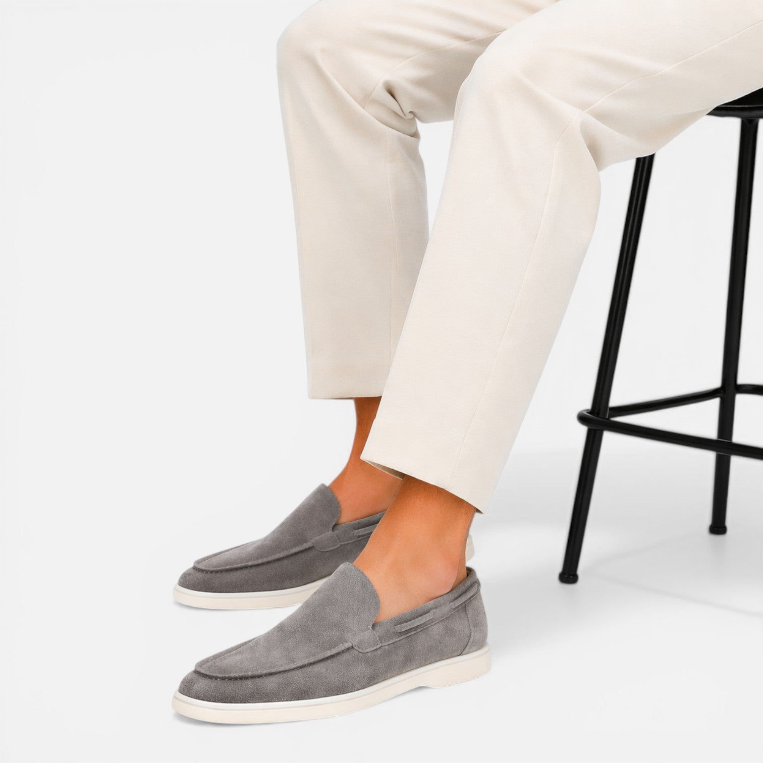 Men's Suede Slip-On Loafers | Casual Comfort Shoes for Everyday Wear