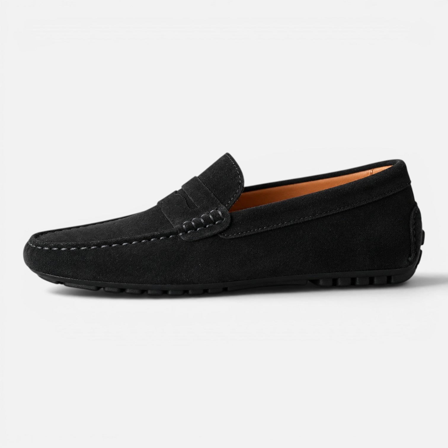 Men's Suede Slip-On Loafers | Lightweight Comfort Casual Shoes