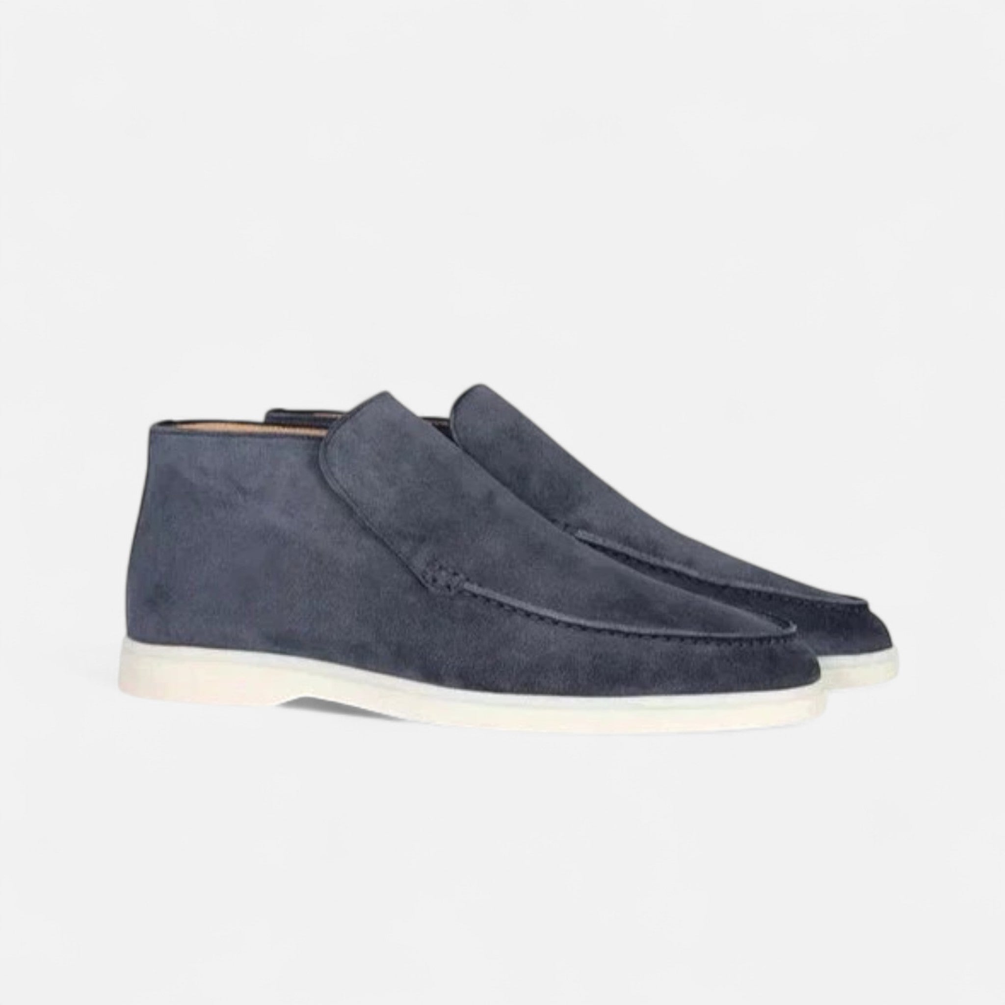 Men's Suede Slip-On Loafers for Smart Casual Wear and Comfort