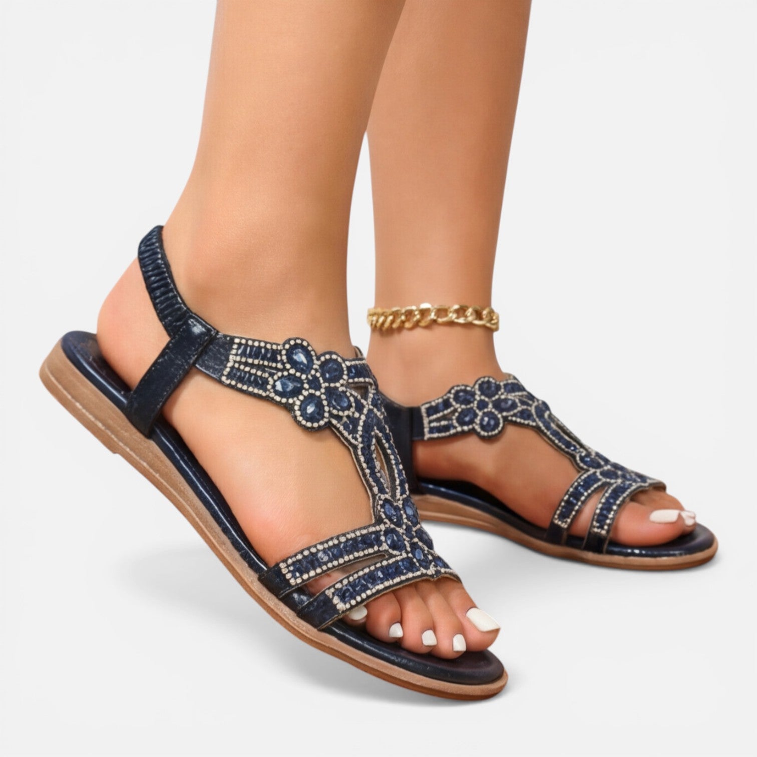 Orthopedic Wedge Sandals for Women | Arch Support | Comfortable Walking Shoes