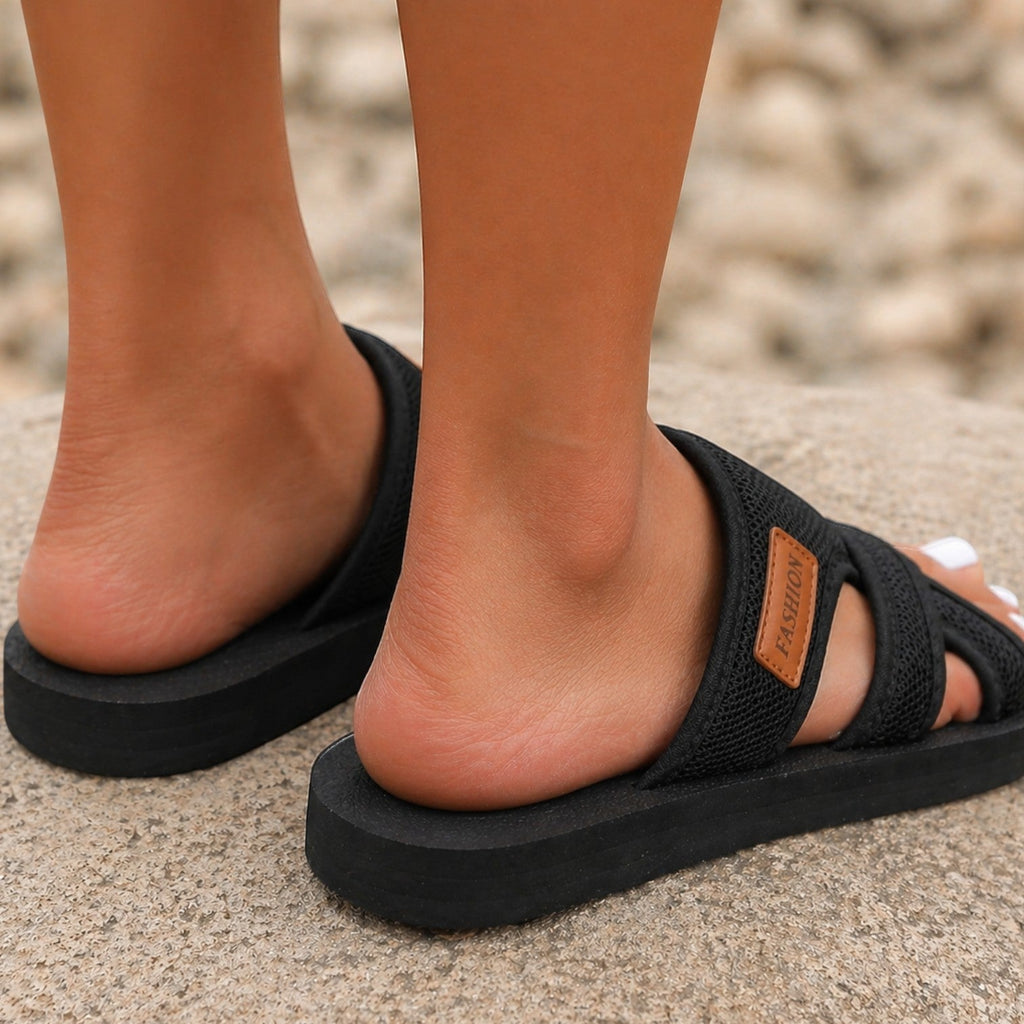 Orthopedic Women’s Sandals with Breathable Mesh and Arch Support Slides
