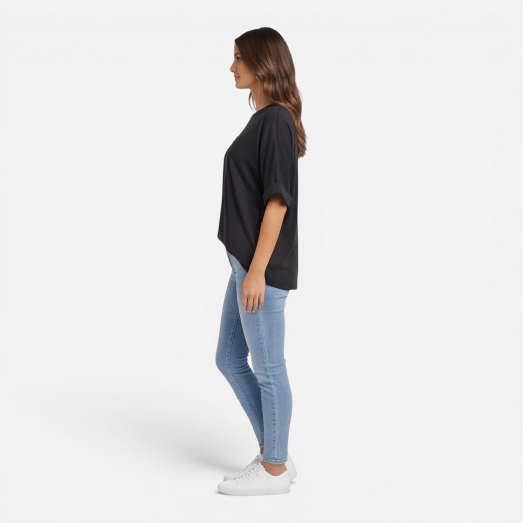 Oversized Cotton T-Shirt for Women | Lightweight & Breathable Daily Wear
