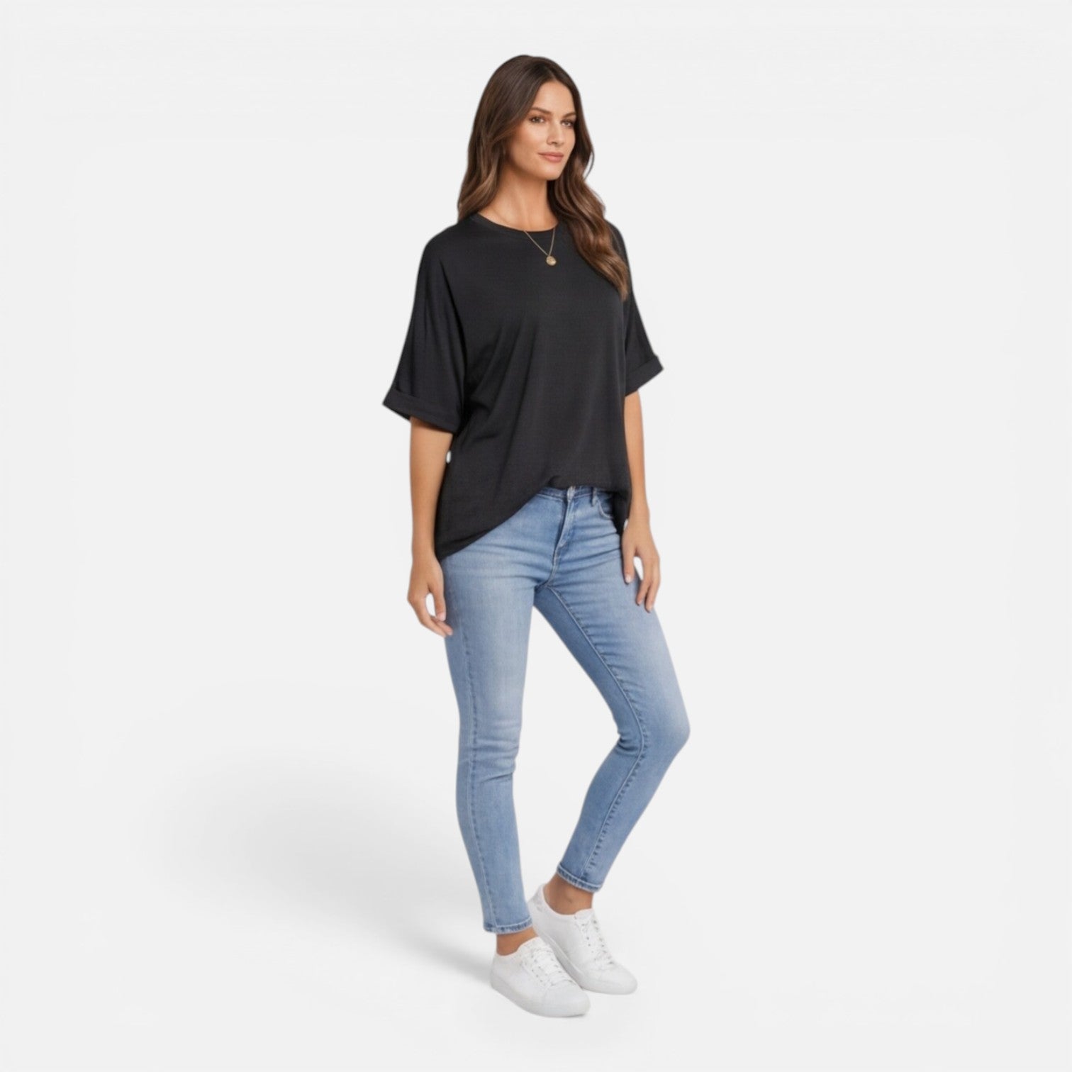 Oversized Cotton T-Shirt for Women | Lightweight & Breathable Daily Wear