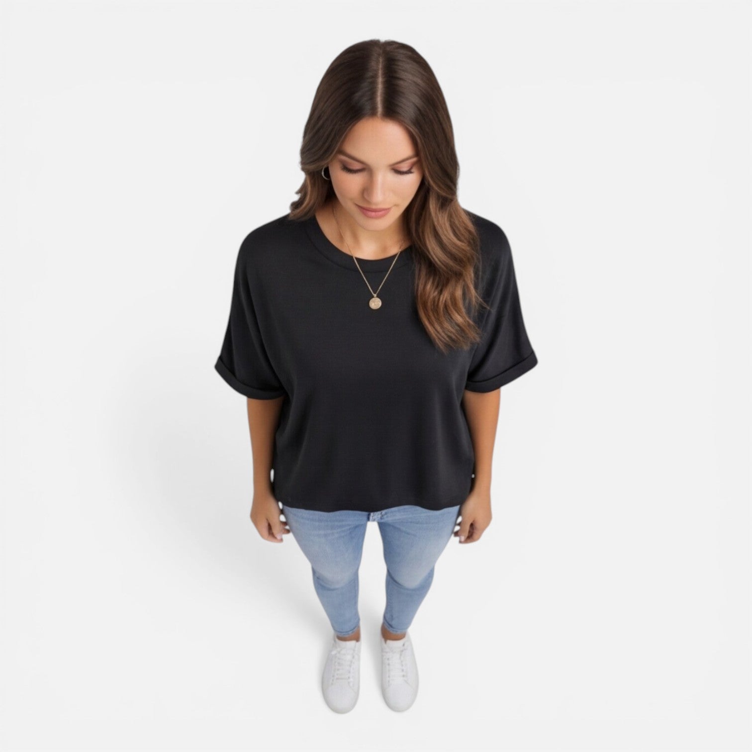 Oversized Cotton T-Shirt for Women | Lightweight & Breathable Daily Wear
