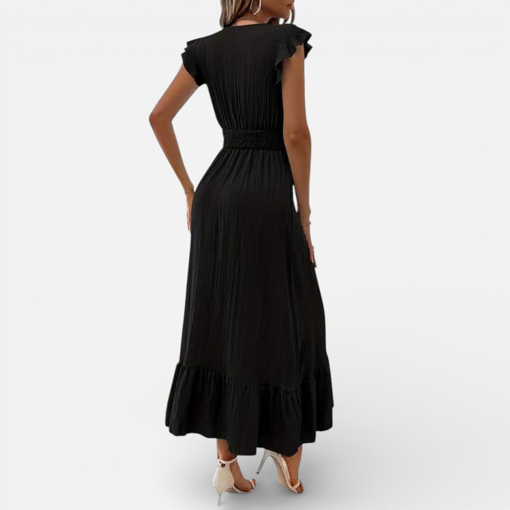 Sleeveless Maxi Dress for Women - Flowing Fabric - Timeless Casual Wear