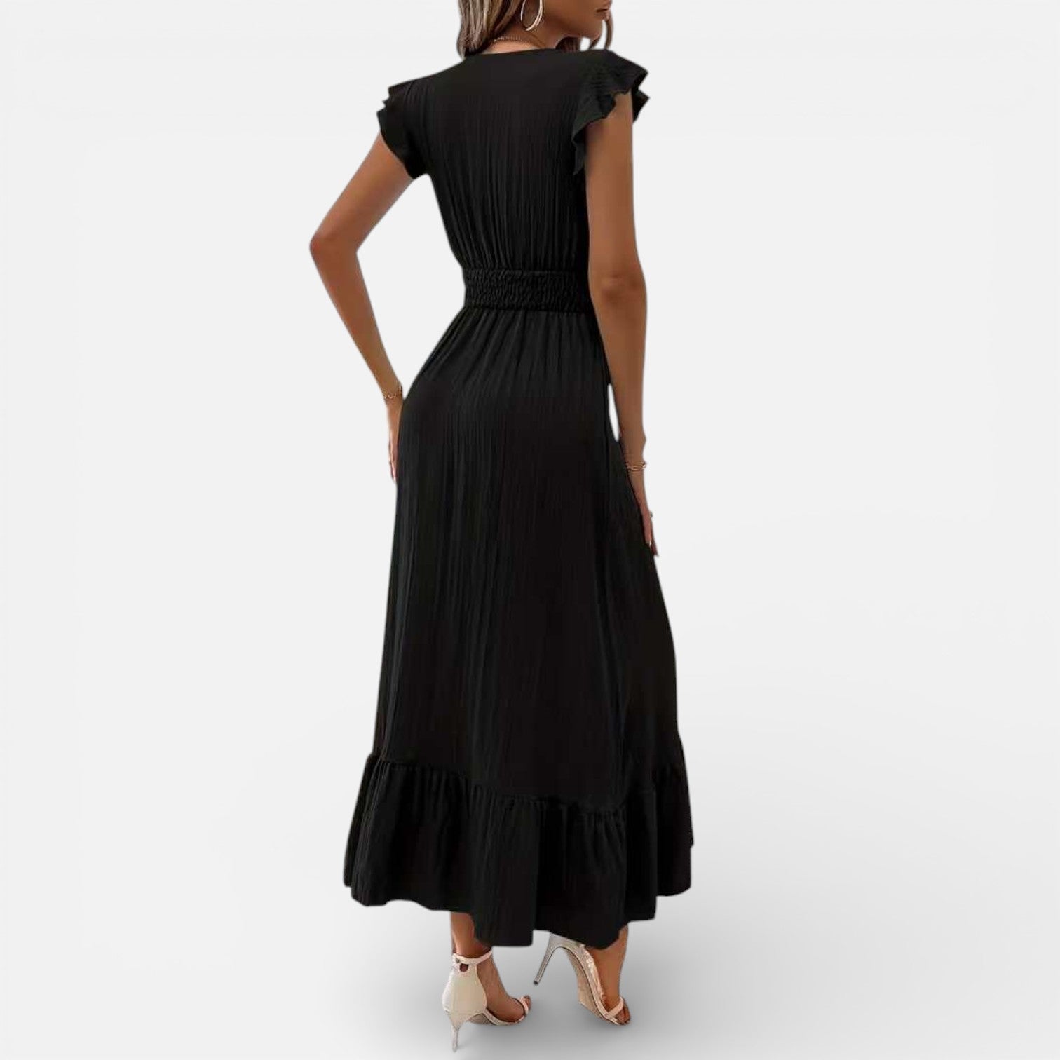 Sleeveless Maxi Dress for Women - Flowing Fabric - Timeless Casual Wear