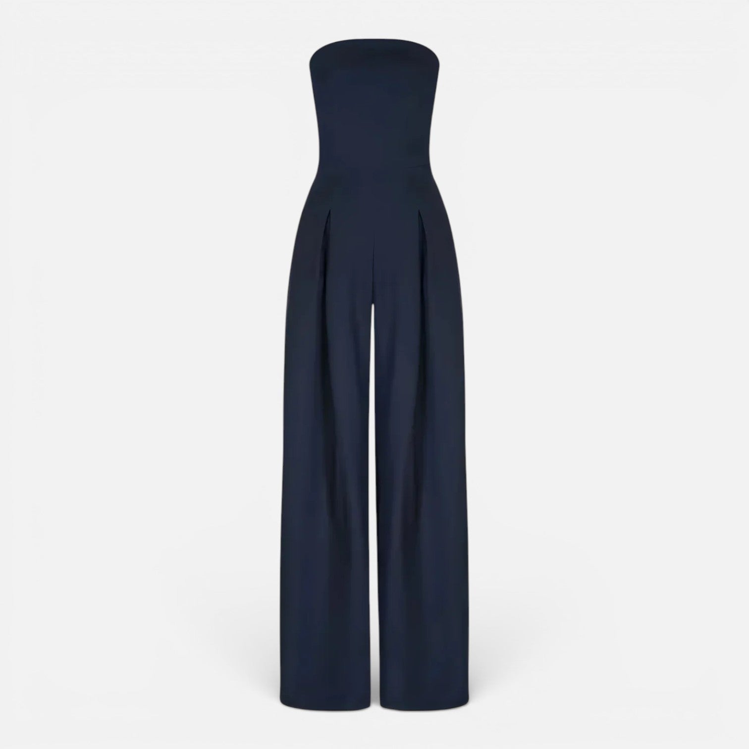 Strapless Wide Leg Jumpsuit for Women | Chic Casual Summer Outfit