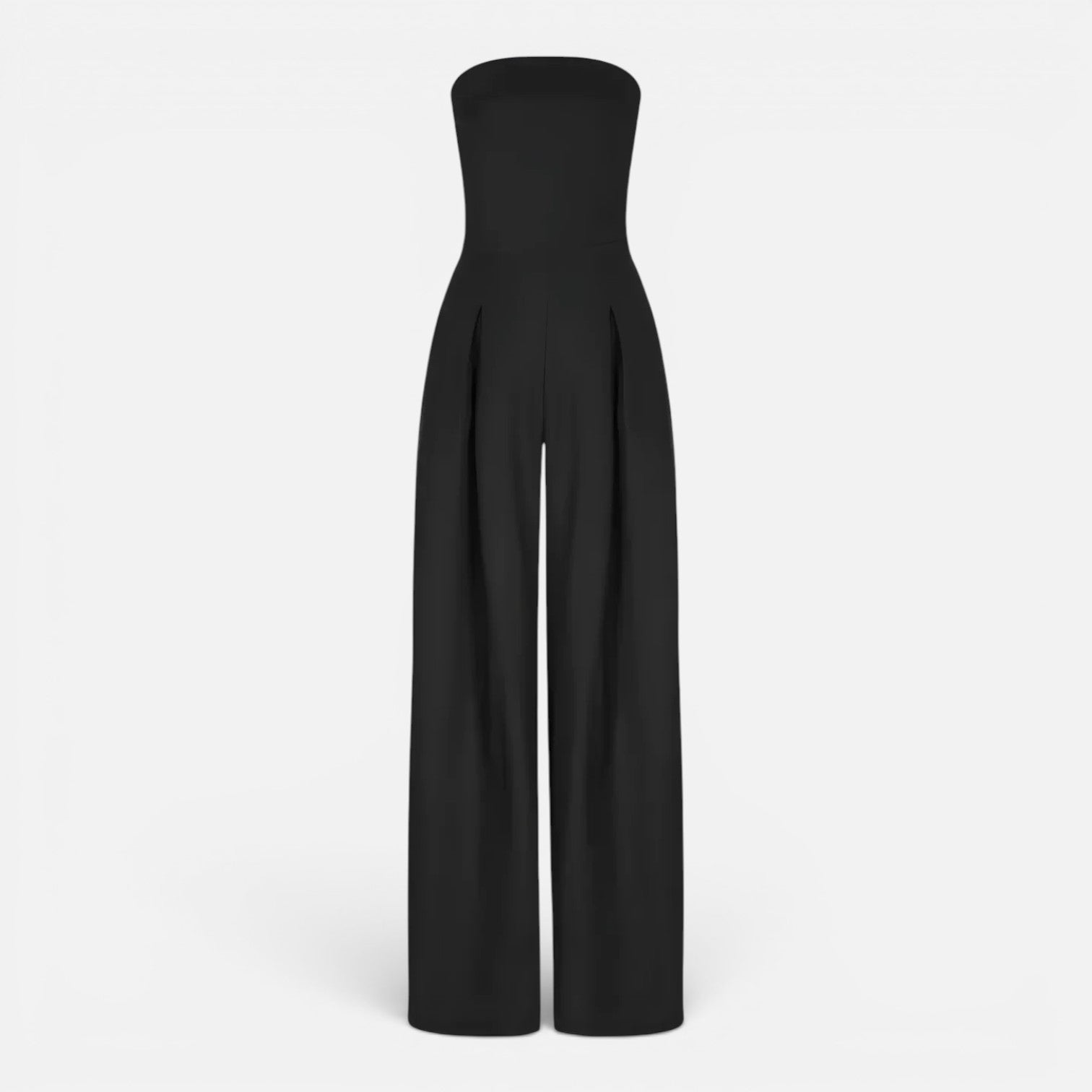 Strapless Wide Leg Jumpsuit for Women | Chic Casual Summer Outfit