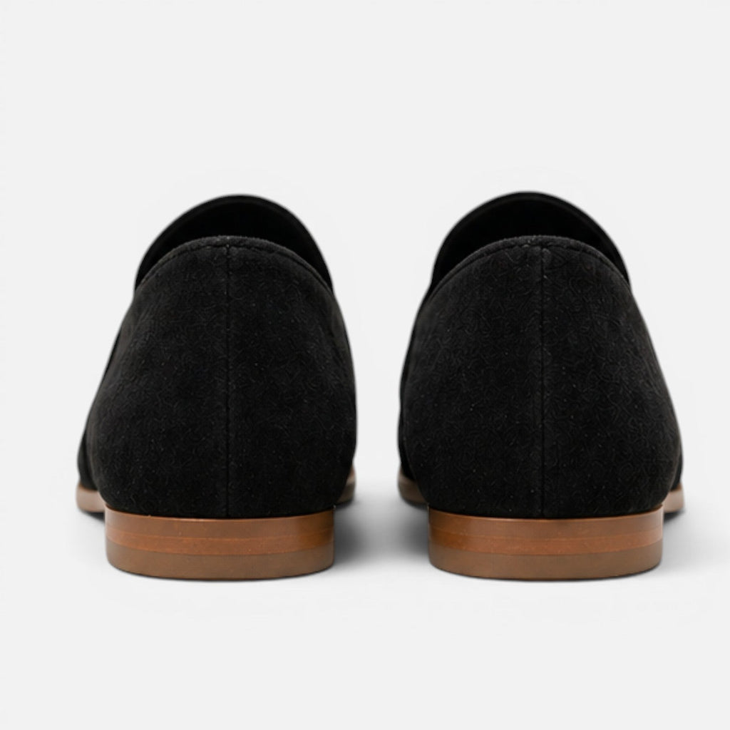 Suede Pointed Toe Loafers for Women | Classic Comfort Slip-On Shoes