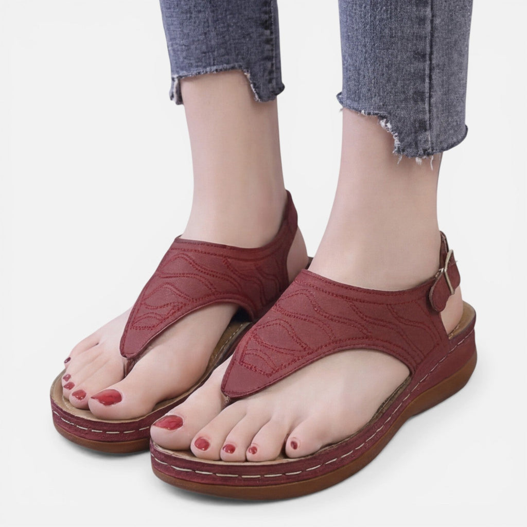 Women's Comfortable Wedge Sandals for Summer Walking Support