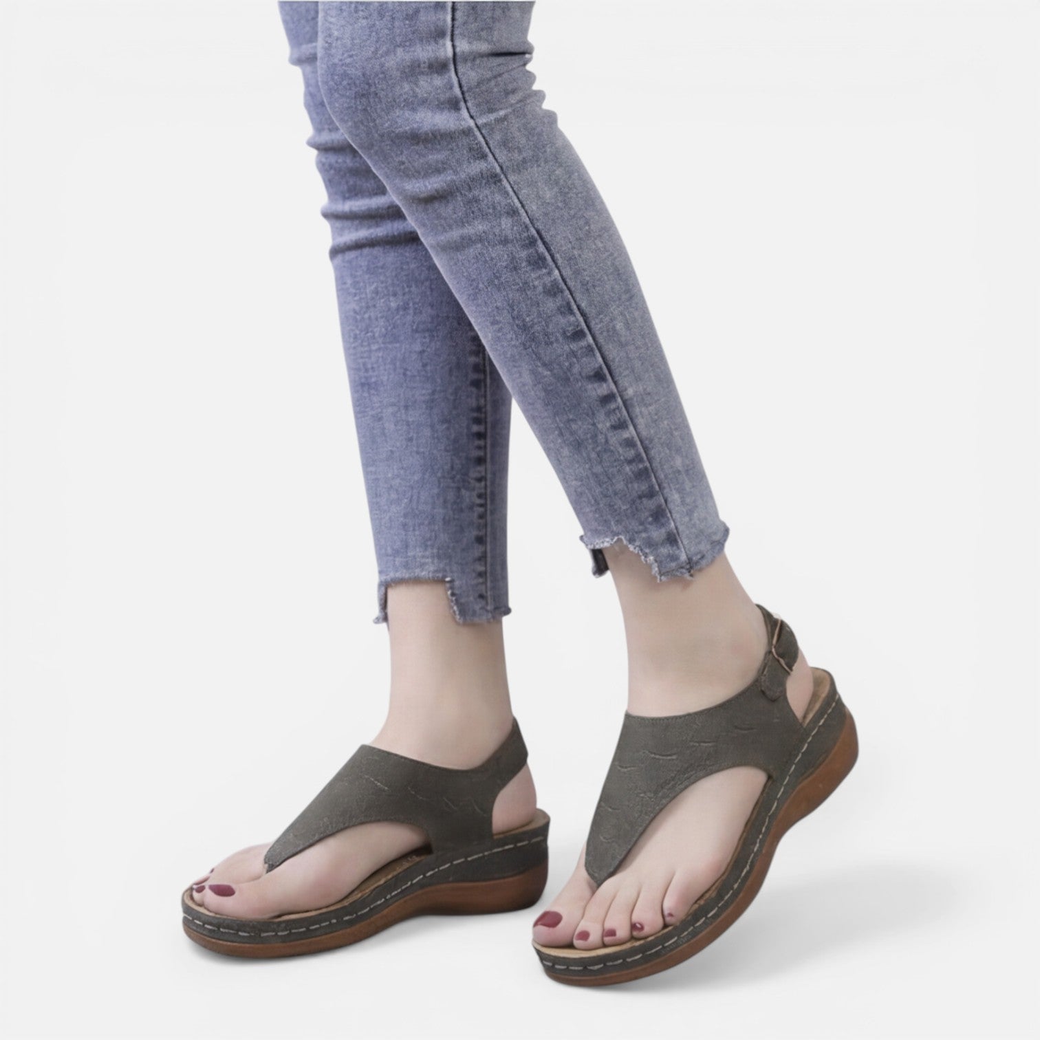 Women's Comfortable Wedge Sandals for Summer Walking Support