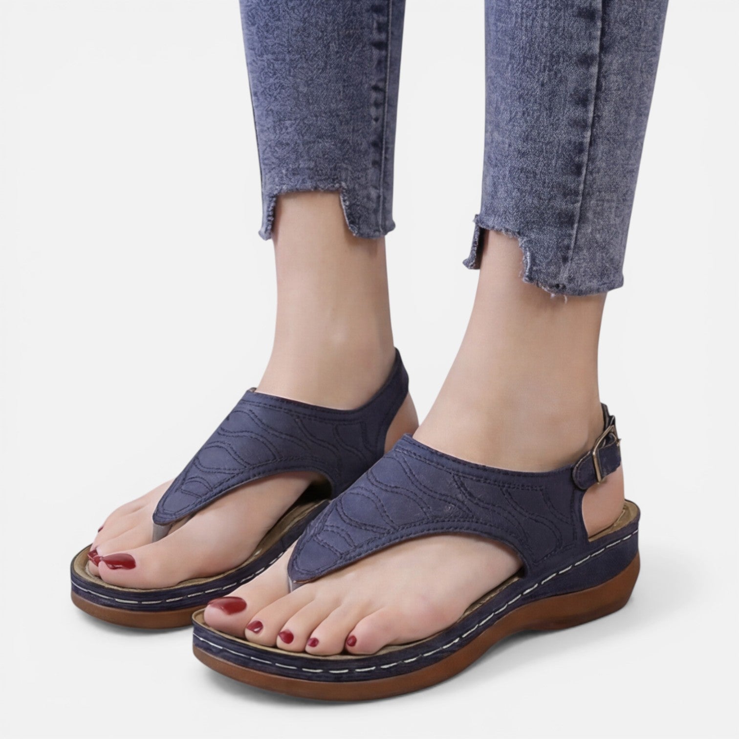 Women's Comfortable Wedge Sandals for Summer Walking Support