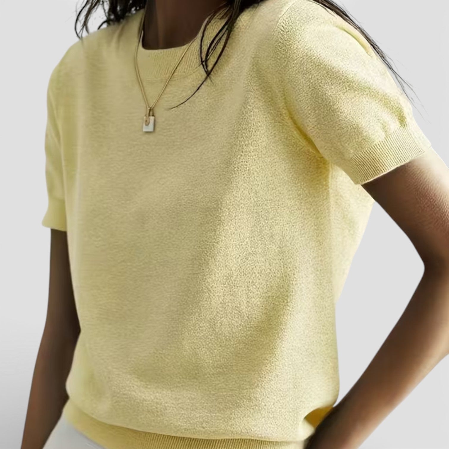 Women's Comfortable Wool Blend Knit Top - Classic Fit Casual Wear