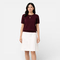 Women's Comfortable Wool Blend Knit Top - Classic Fit Casual Wear