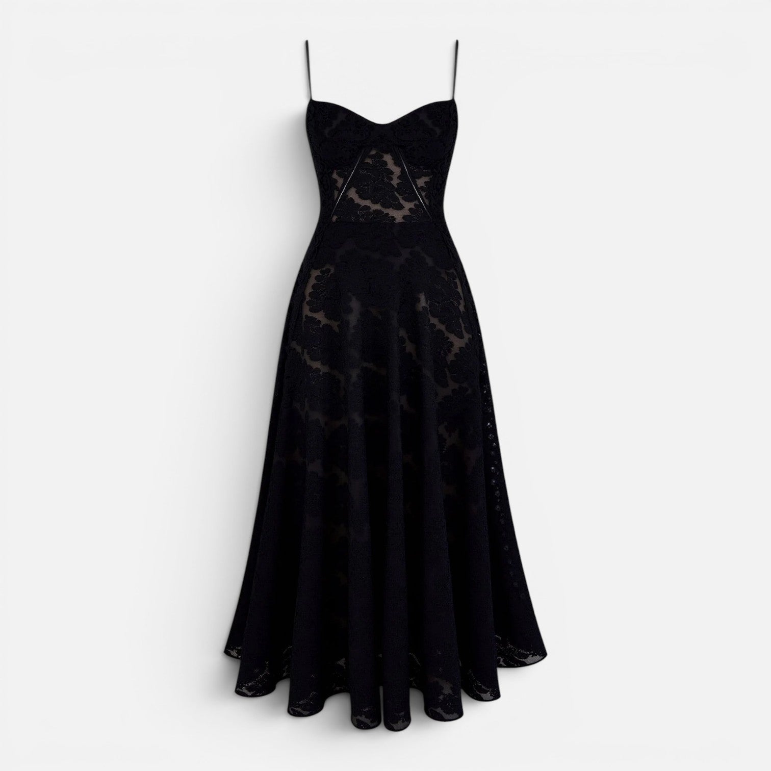 Women's Corset Maxi Dress | Elegant Wedding Guest Attire in Soft Fabric