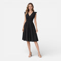 Women's Cotton Lace Midi Dress | Elegant Summer Wedding Guest Attire