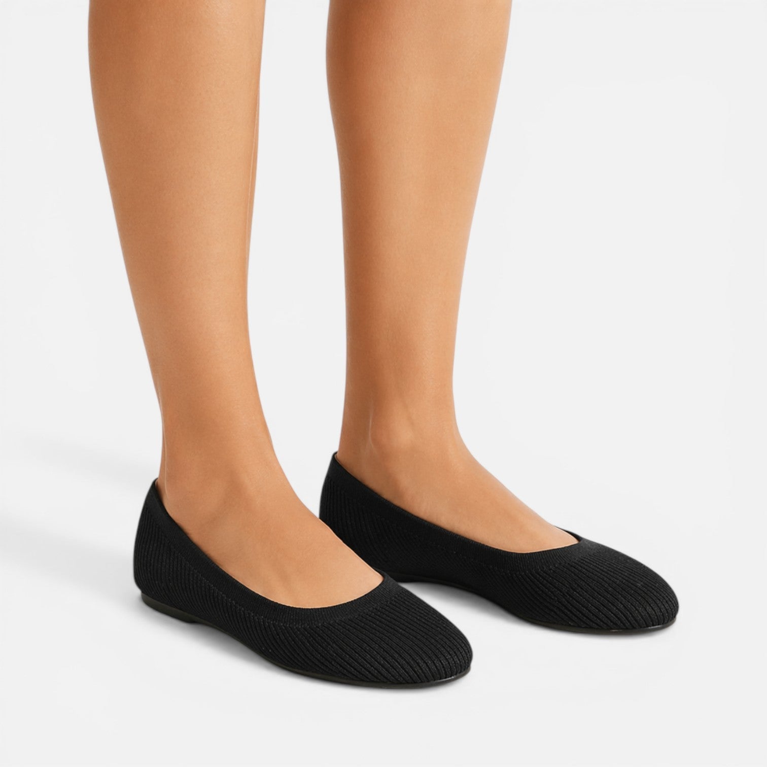 Women’s Knit Ballet Loafers Slip-On Casual Comfort Shoes