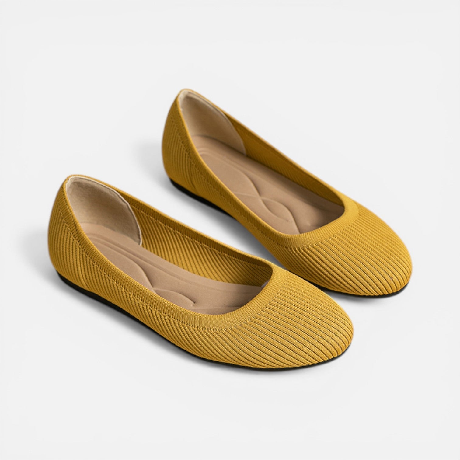 Women’s Knit Ballet Loafers Slip-On Casual Comfort Shoes
