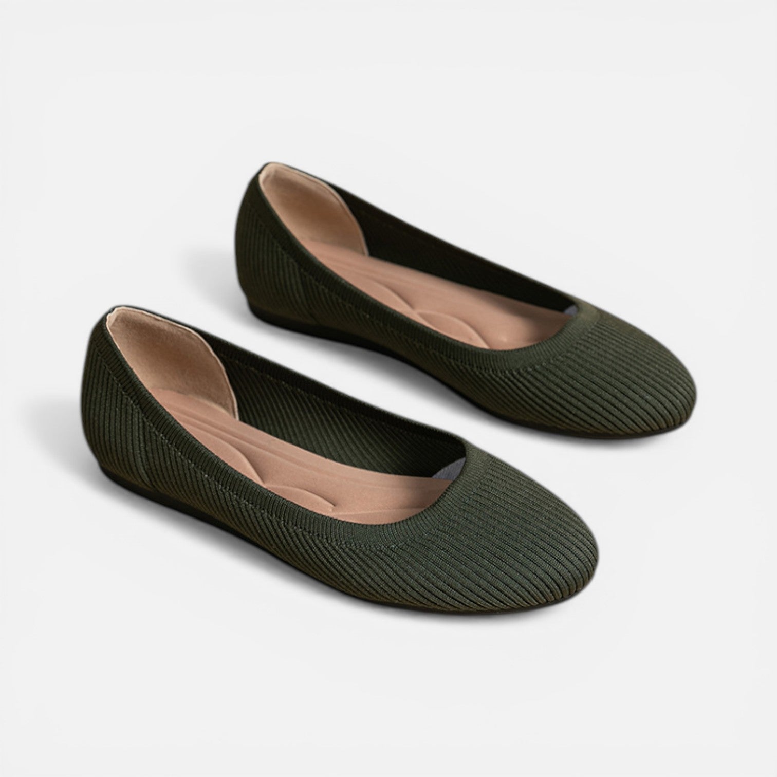 Women’s Knit Ballet Loafers Slip-On Casual Comfort Shoes