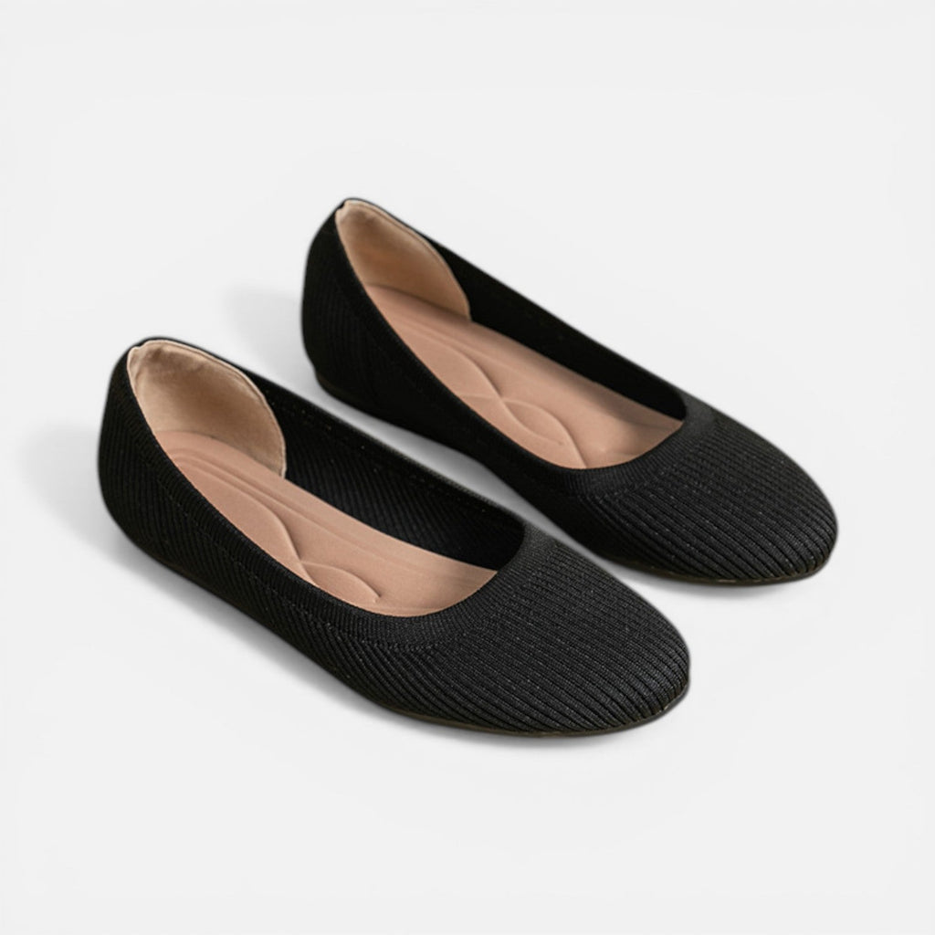 Women’s Knit Ballet Loafers Slip-On Casual Comfort Shoes