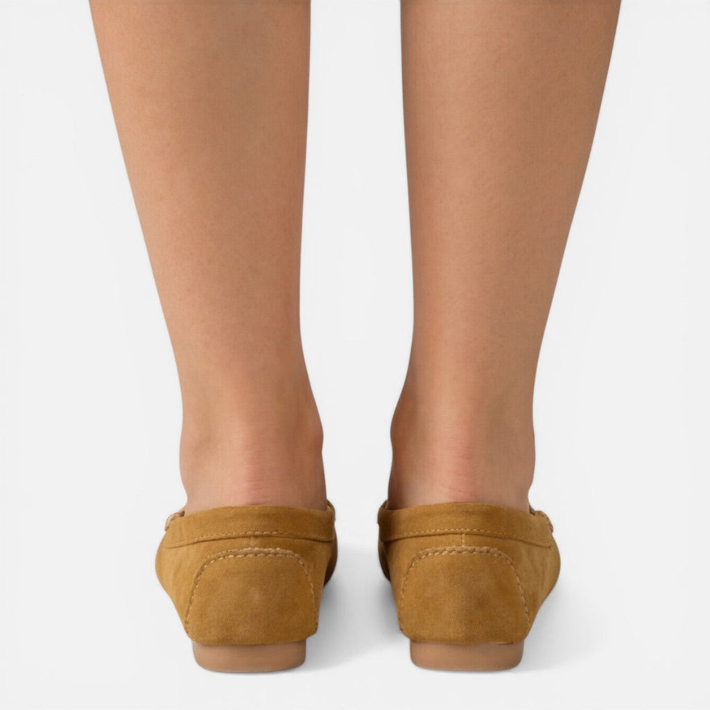 Women's Slip-On Loafers with Metal Detail | Comfortable Classic Flats