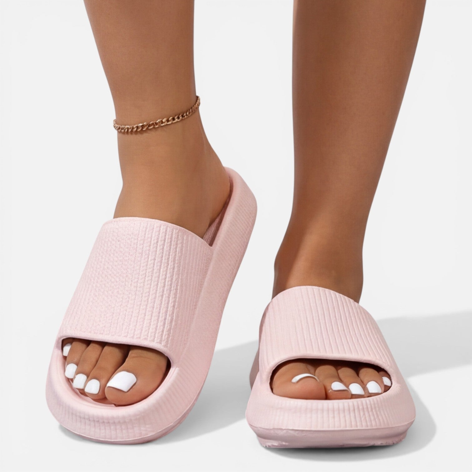 Women's Soft Cushioned Slide Sandals | Non-Slip Summer Footwear