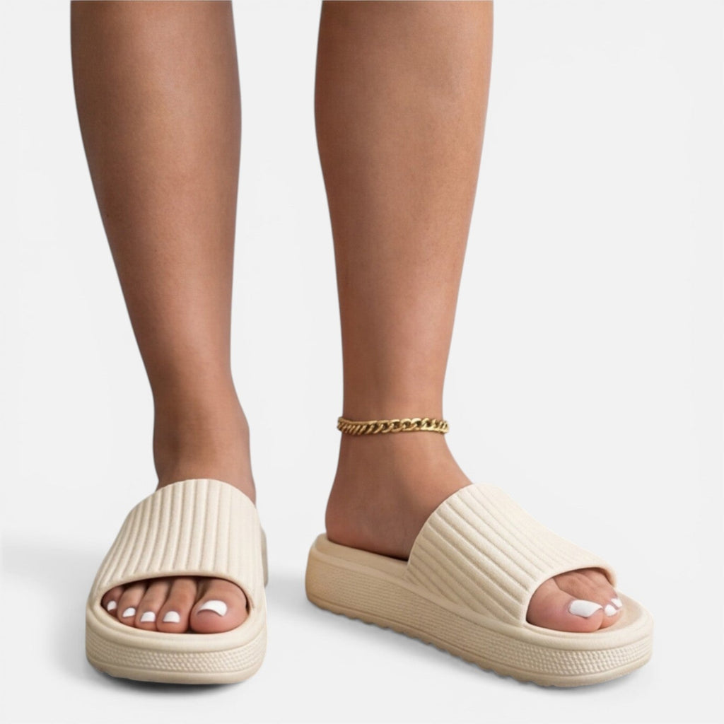Women's Soft Cushioned Slide Sandals | Non-Slip Summer Footwear