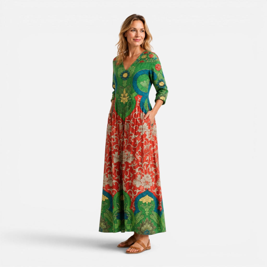 Women's Summer Maxi Dress - Lightweight Cotton, Casual Beachwear